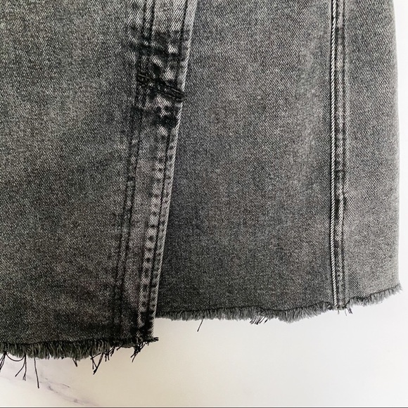 Free People | Parker Wrap Denim Mini Skirt - Picture 5 of 11